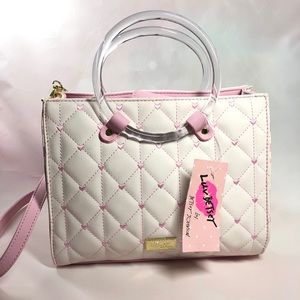NWT Betsey Johnson Pastel/Multi LB Julia Satchel